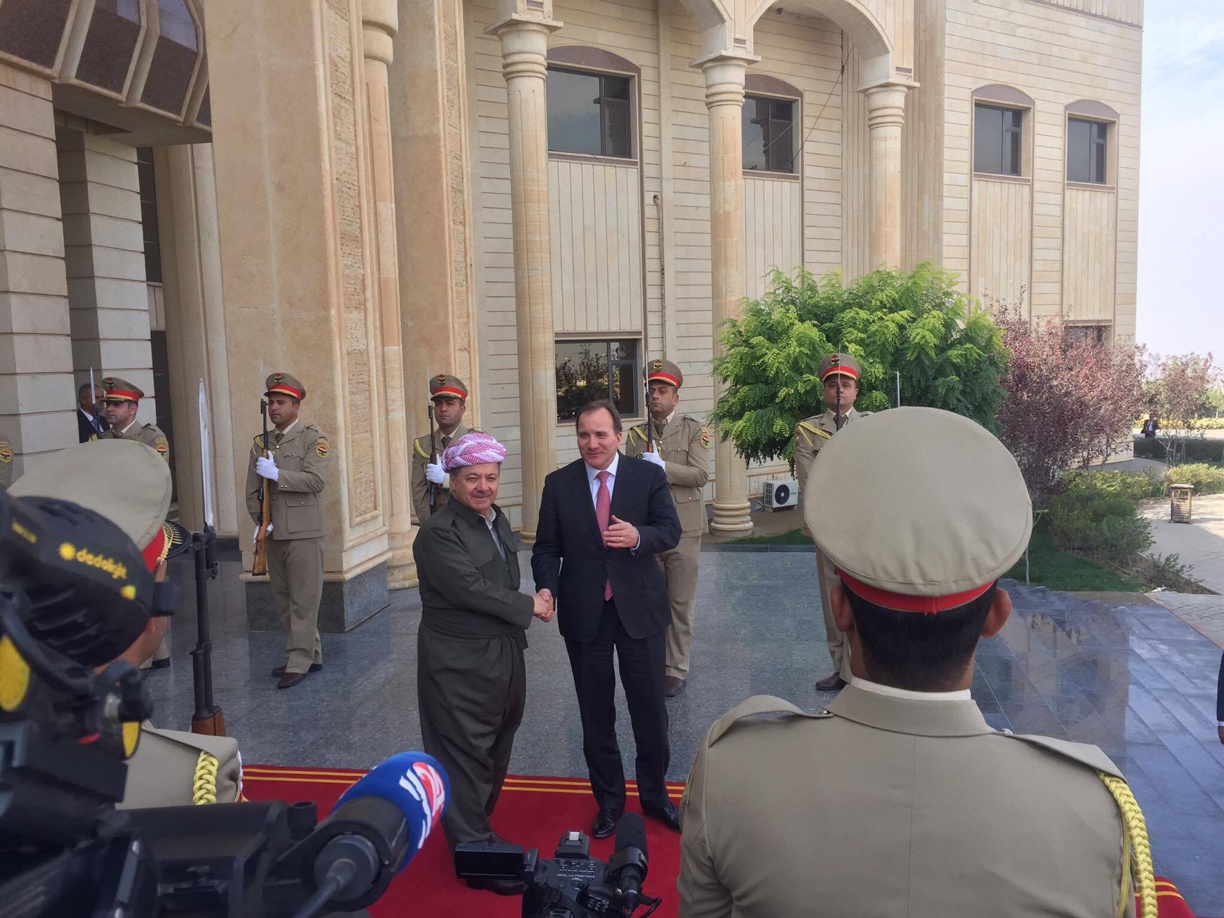 FOTO- Barzani İsveç Başbakanı ile görüştü